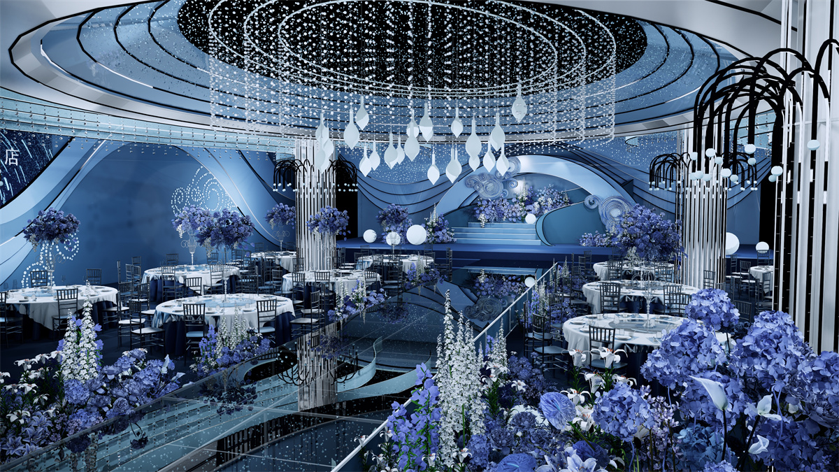 濮阳婚会堂设计-铂曼婚宴酒店装建设计