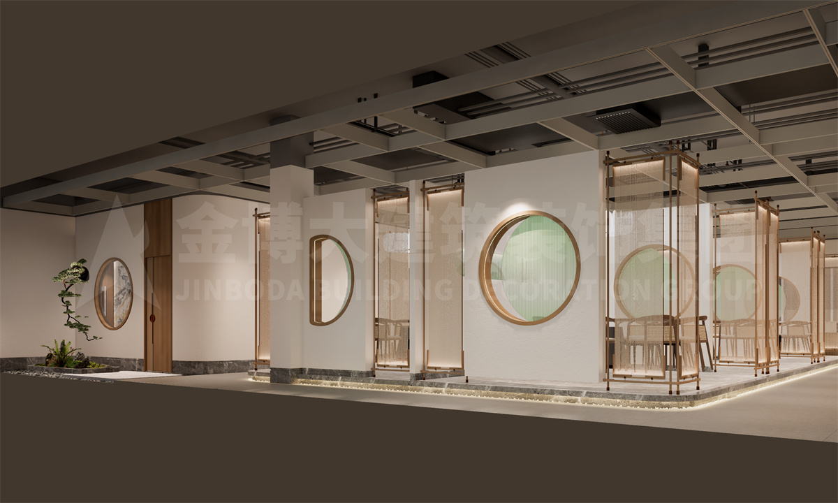 七和惠粤浙菜融合中餐厅装建设计案例