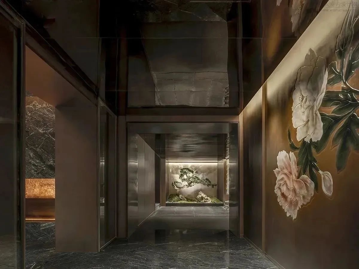 郑州BB贝博大推荐芙蓉湾东方美学餐厅装建设计案例(图6) 郑州BB贝博大推荐芙蓉湾东方美学餐厅装建设计案例(图6)