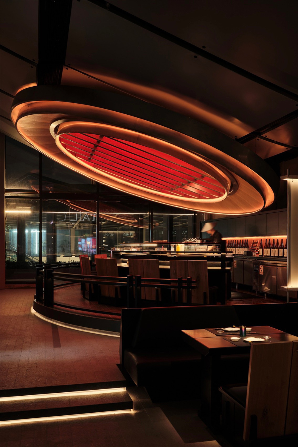 酒饕隐?日式烧鸟酒吧复合餐厅装建设计案例(图5) 酒饕隐?日式烧鸟酒吧复合餐厅装建设计案例(图5)