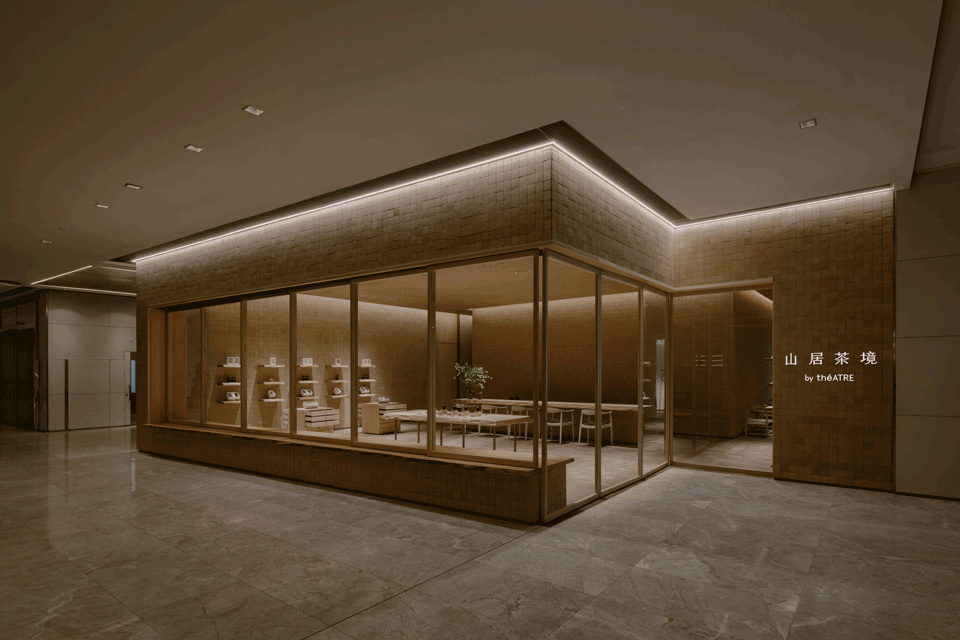 théATRE茶聚场山居茶境旗舰店装建设计规划(图2)