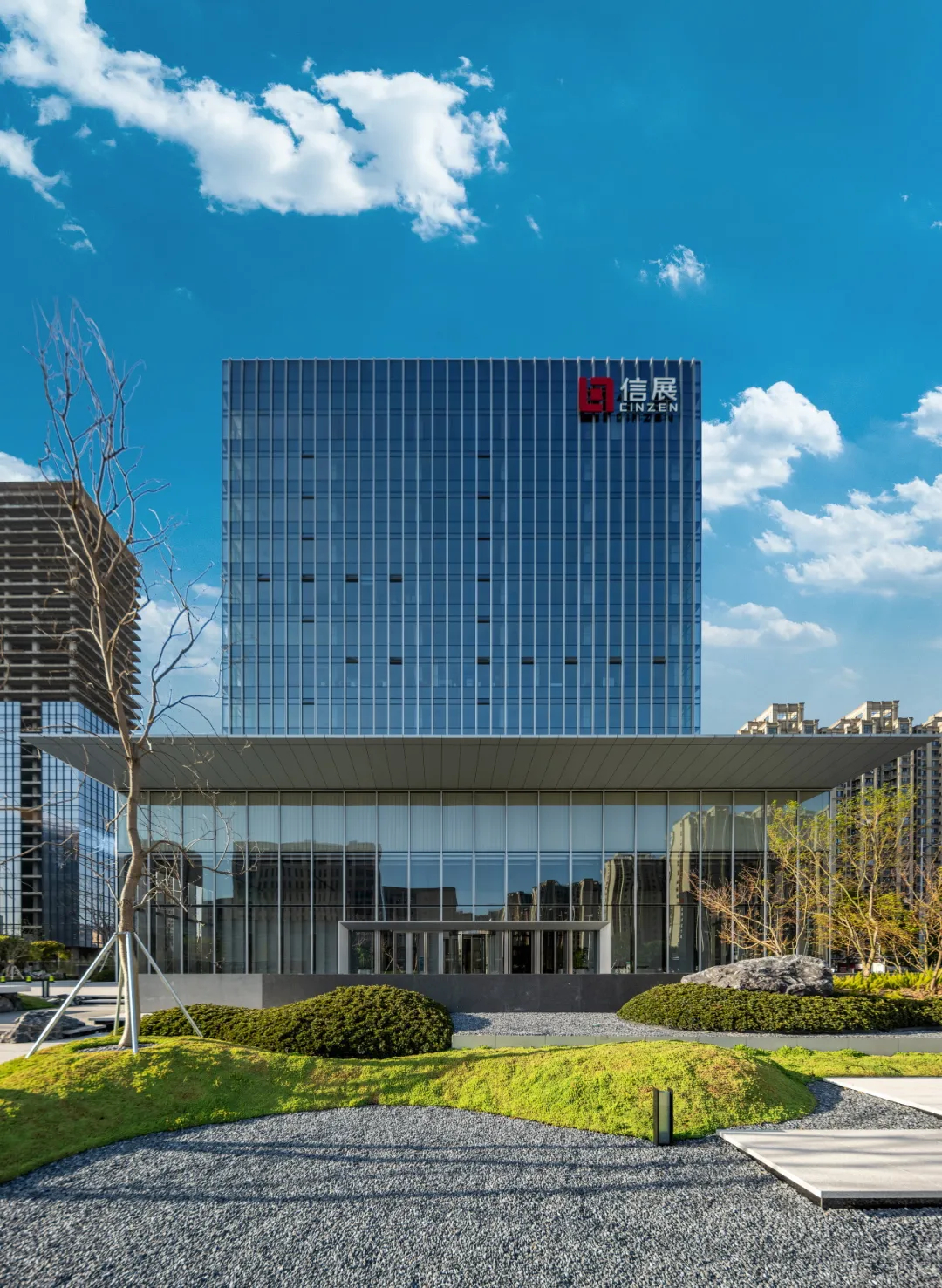 2万6千平现代花圃式商务办公楼装建设计规划(图1) 2万6千平现代花圃式商务办公楼装建设计规划(图1)