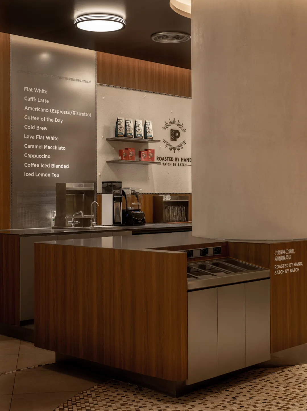 海港文化复古风情 Peets皮爷咖啡店装建设计(图5) 海港文化复古风情 Peets皮爷咖啡店装建设计(图5)