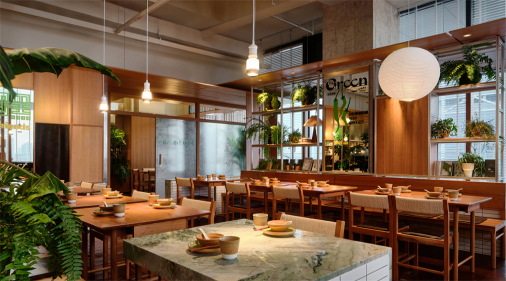 温顺工业风   三只辣椒餐饮店装建设计(图3)