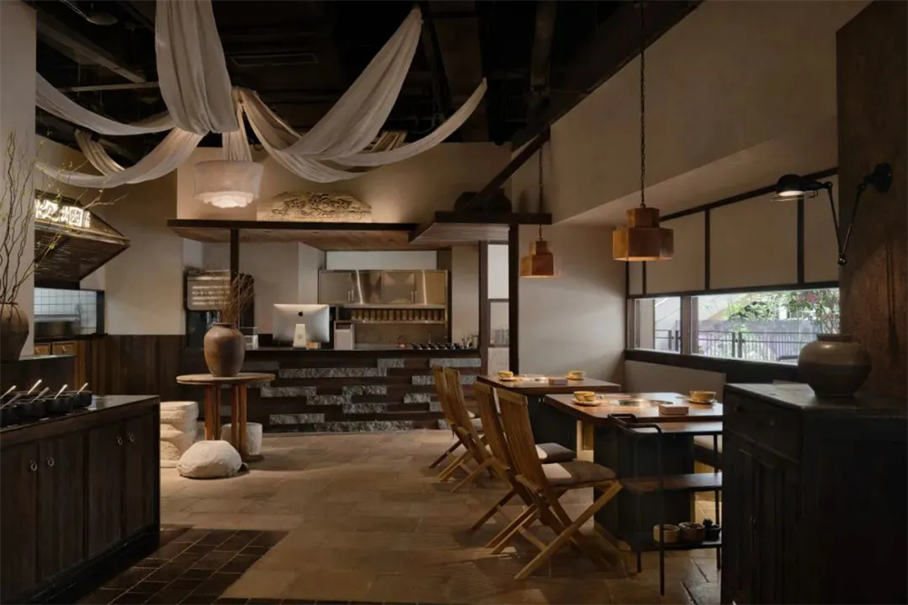 有温度的乡土风  村上炊烟火锅店装建设计(图8)