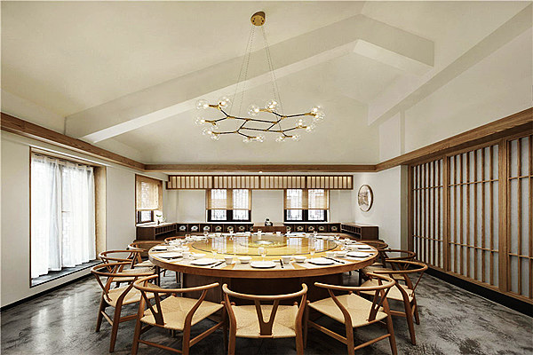 禅意中餐厅装建