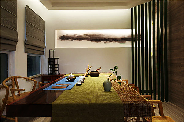 茶悦中式茶餐厅装建