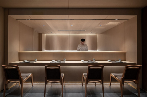 隐竹日式操持餐厅装建
